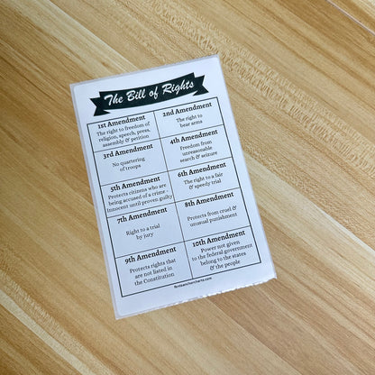 "The Bill of Rights" Anchor Chart Sticker